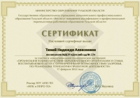 Сертификат участника межрегинональной педмастерской, 17.02.2022